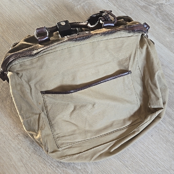 Cole Haan Green and Brown Bag - Picture 8 of 9